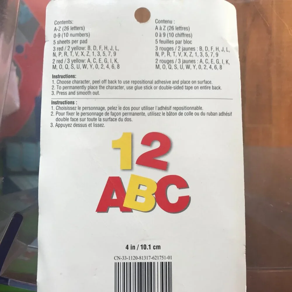 Please bundle to get a very nice discount.. Jumbo Letters and Numbers 180 pc